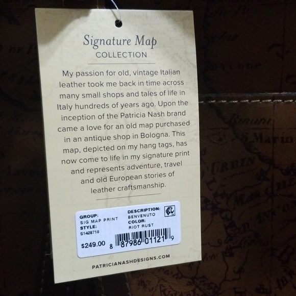 🇮🇹Patricia Nash Large Tote Signature Map🇮🇹 - Picture 8 of 8